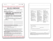 Buyers Guide - 2 Part - AS IS - SPANISH 