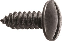 Tag Screw Slotted Truss Head (Black E-Coat) #14 X 3/4" 100 Per Pack